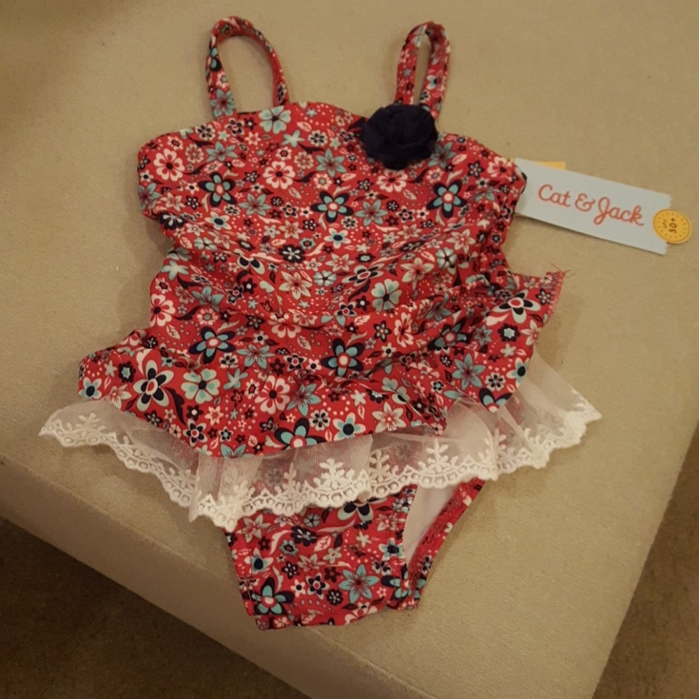 12 month Baby Girl NWT Bathing Suit